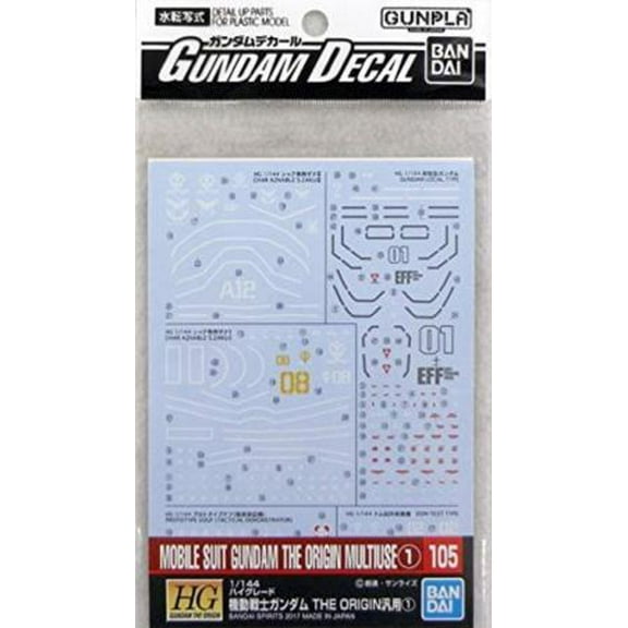 Gundam Decal No.105 For Mobile Suit Gundam THE ORIGIN General Use (1)