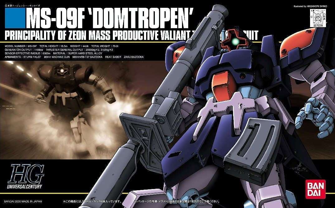 Bandai Gundam HGUC Stardust Memory #17 Dom Tropen HG 1/144 Model Kit
