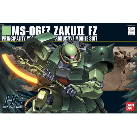 Bandai Gundam Stardust Memory HGUC MS-06F Zaku II FZ HG 1/144 Model Kit