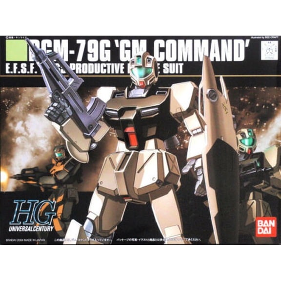 Bandai Hobby HGUC #046 RGM-79G GM Command 1/144 Gundam Plastic Model kit