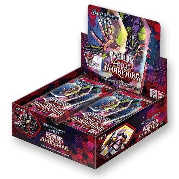 Bandai Halo of Awakening Booster Display New