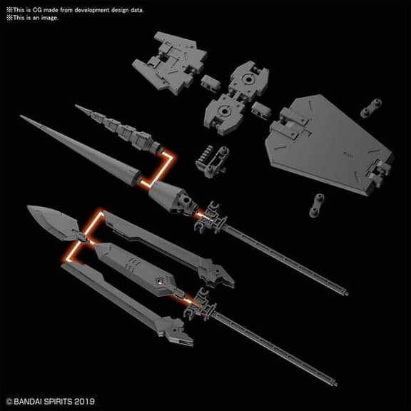 Bandai Hobby - 30 Minute Missions - #09 30MM 1/144 Option Parts Set 3,Bandai Spirits 30 MM, Bandai, Gifts