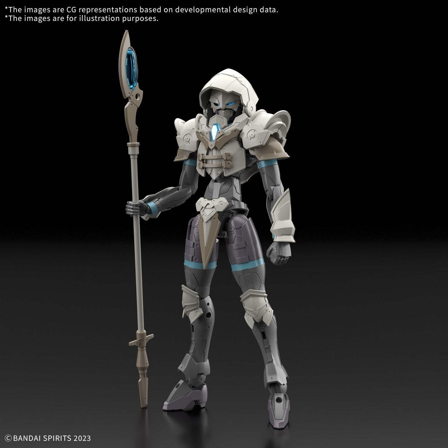 Bandai Hobby 30 Minute Fantasy Liber Fighter #03 Model Kit - No Glue Needed, 4-Color Runner, Officially Licensed