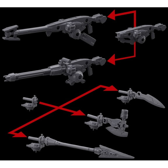 Bandai 2477803 1/144 30MM Option Weapon 1 for Portanova "30 Minutes Missions"