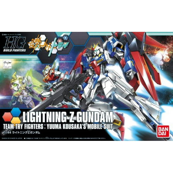 Bandai Hobby Build Fighters Try HGBF Lightning Z Gundam HG 1/144 Model Kit