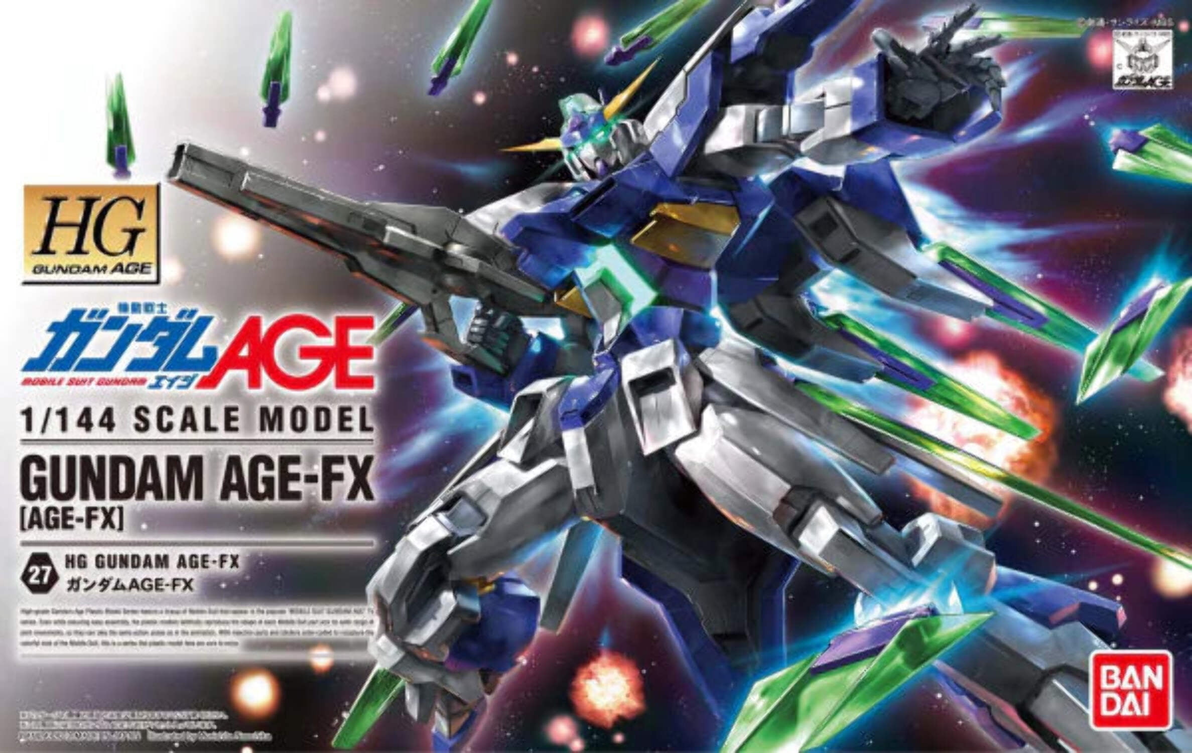 Bandai Hobby Gundam AGE-FX High Grade HG 1/144 Model Kit