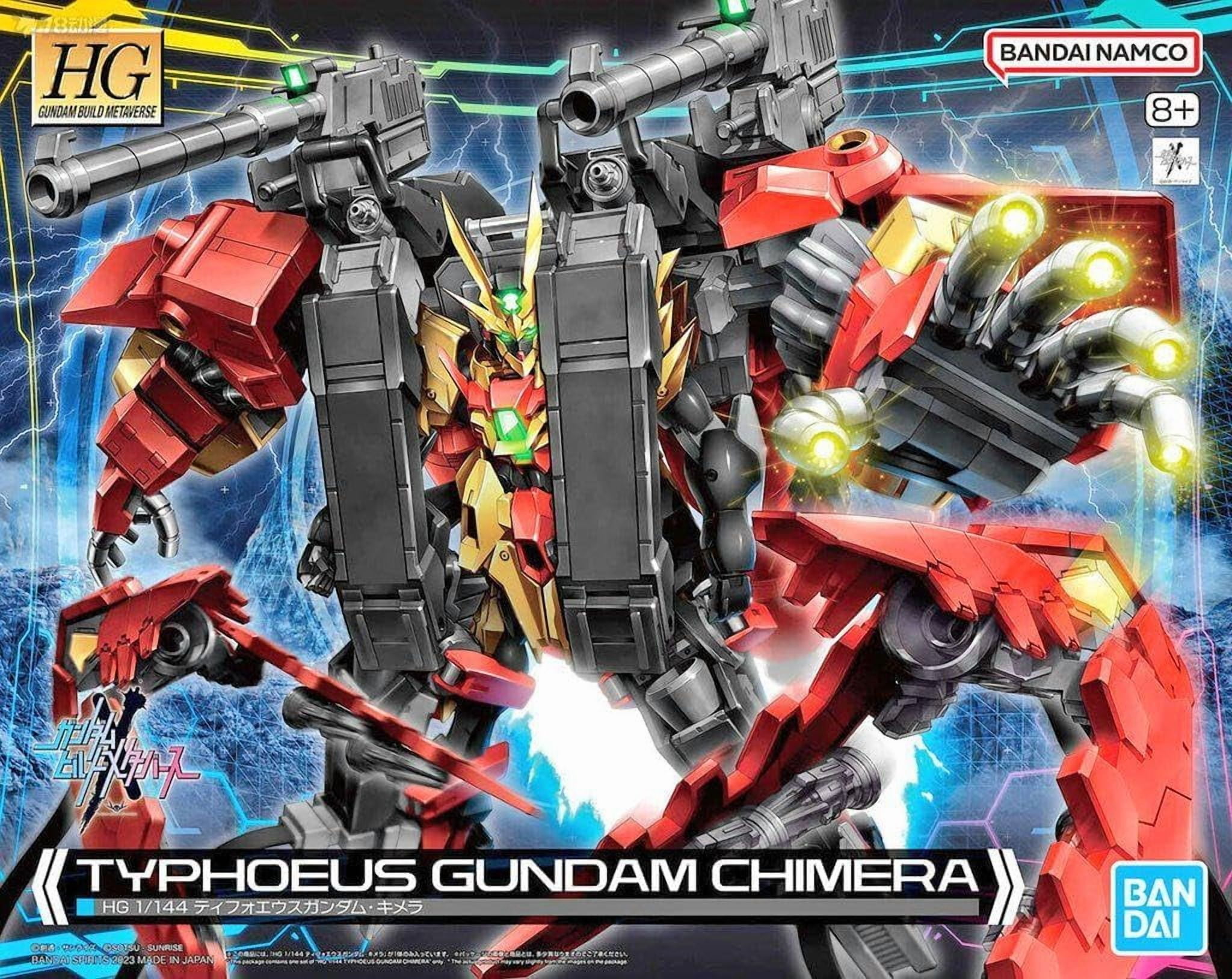 Bandai Hobby Gundam Build Metaverse Typhoeus Gundam Chimera HG 1/144 Model Kit
