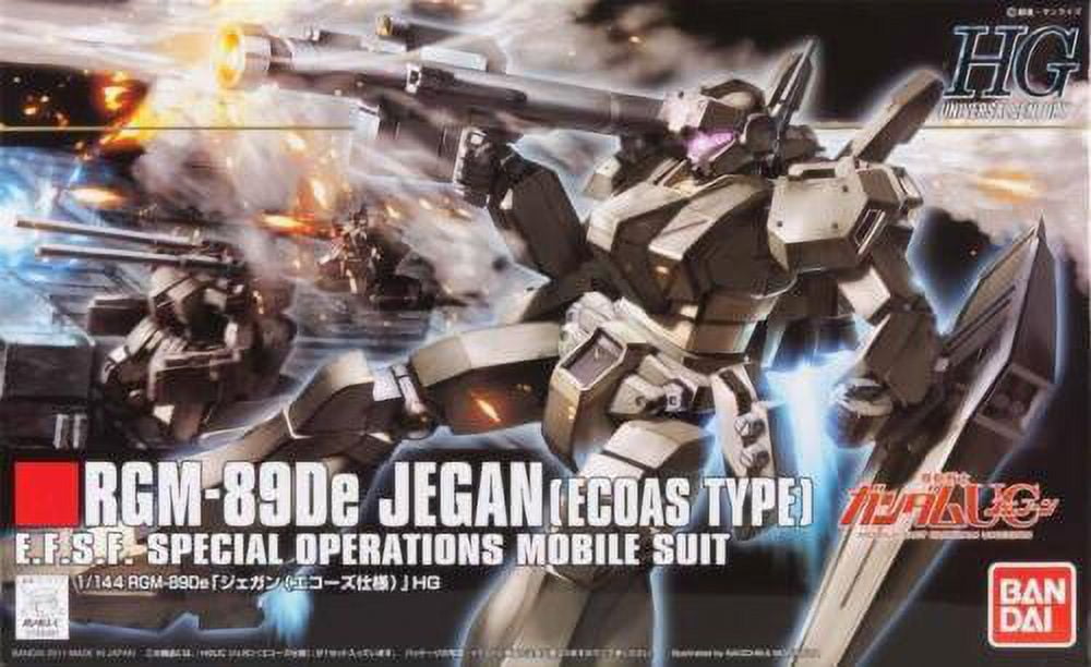 Bandai Hobby Gundam HGUC #123 RGM-89De Jegan ECOAS Type HG 1/144 Model Kit