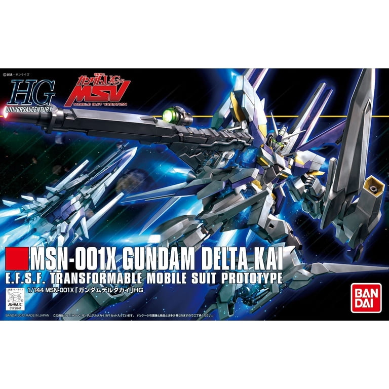 Bandai Hobby Gundam HGUC #148 MSN-001X Delta Kai HG 1/144 Model