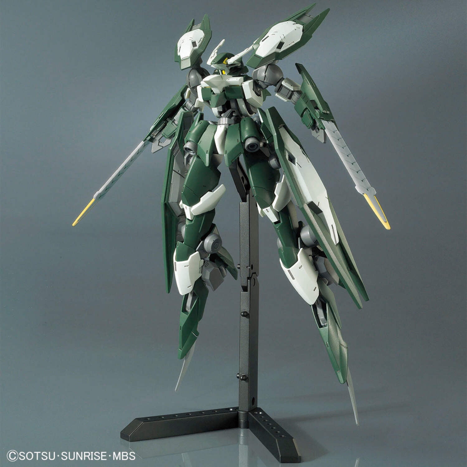 Bandai Hobby HG 1/144 Hyakuri Gundam Model Kit – Transformable Mobile Suit From Iron-Blooded Orphans With Stand & Rifles