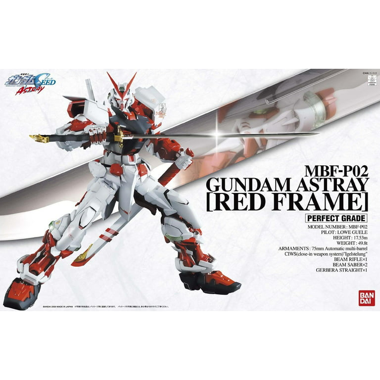 Bandai Hobby Gundam Seed Astray Red Frame 1/60 Perfect Grade PG