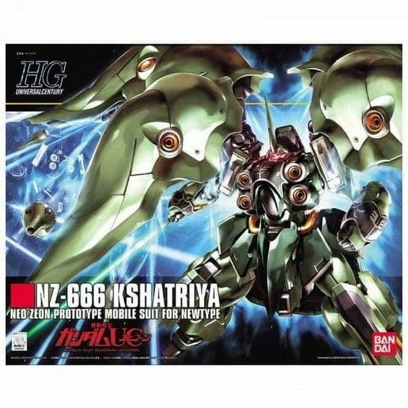 Bandai Hobby Gundam Unicorn HGUC #99 NZ-666 Kshatriya HG 1/144 Model Kit