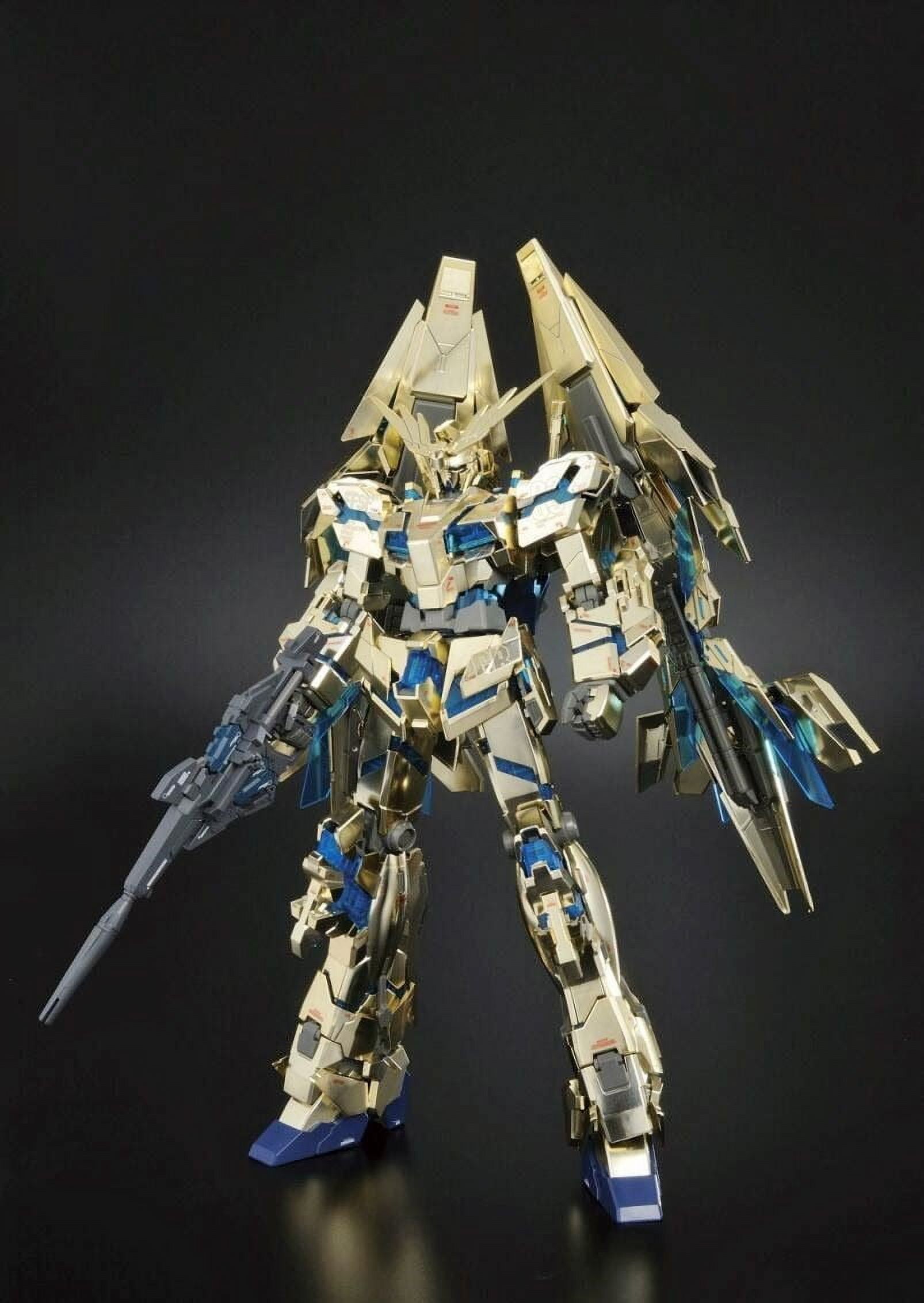 Bandai MG 1/100 RX-0 Unicorn Gundam 3 Phenex (Narrative Ver.) | Modellabile In Oro Con Armature E DE Stabilizer