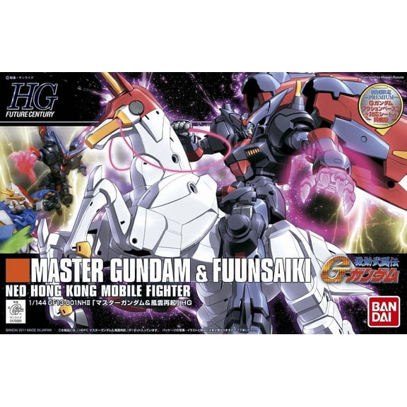 Bandai Hobby HGFC #128 Master Gundam and Fuunsaiki HG 1/144 Model Kit