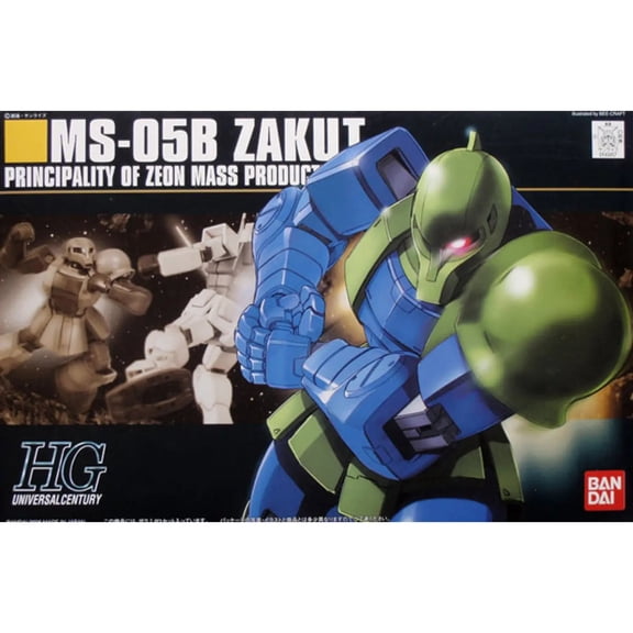 Bandai Hobby HGUC #64 MS-05B Zaku I HG 1/144 Model Kit