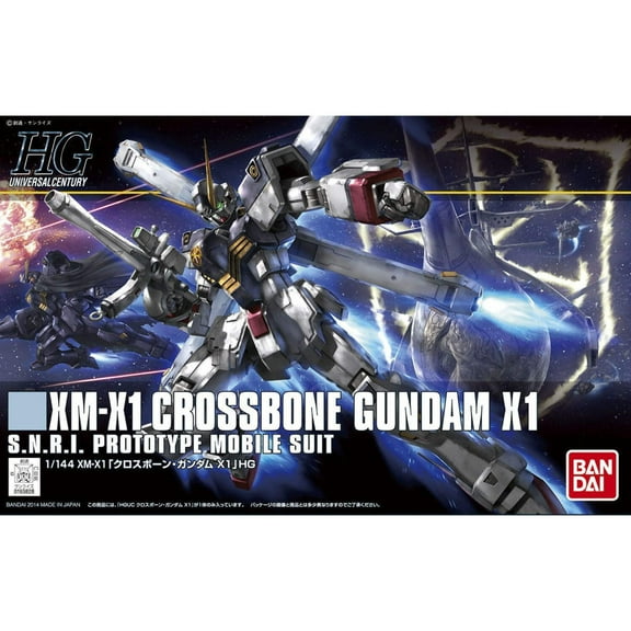 Bandai Hobby HGUC #187 Crossbone Gundam X1 1/144 Plastic Model Kit