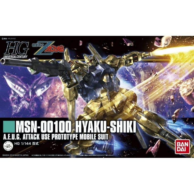 HG 1/144 HGUC MSN-00100 Hyaku Shiki (Revive Ver.) - Walmart.com