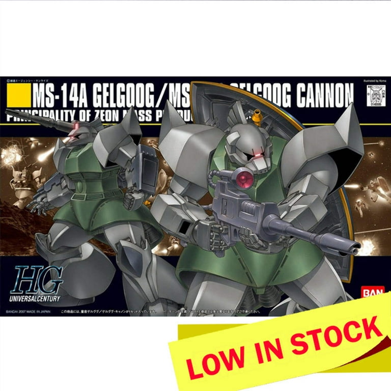 Bandai Hobby HGUC #076 MS-14A Gelgoog / Gelgoog Cannon 1/144