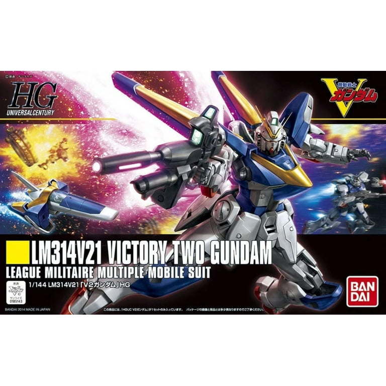 HG ヴィクトリー2 ガンダム　LM314V2 1/144 HG 1/144 HGUC LM314V21 Victory 2 Gundam - Walmart.com