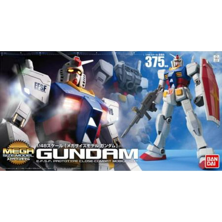 バンダイ MEGA SIZE MODEL GUNDAM BANDAI Mega Size Model Gundam 1/48 RX 78-2 Model Kit Ichiban