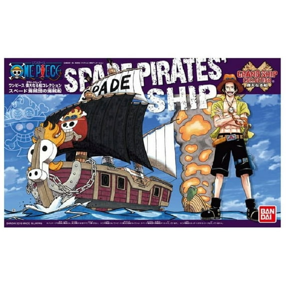 Bandai Hobby - One Piece - Grand Ship Collection - Spade Pirates' Ship Model Kit