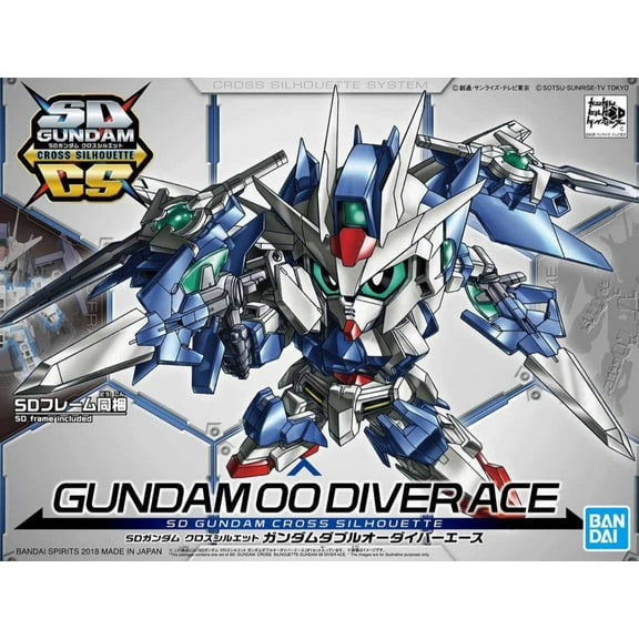 Bandai 2438714 SD Cross Silhouette #06 Gundam 00 Diver Ace