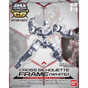 Bandai Hobby SDCS Gundam Cross Silhouette White Frame SD Model Kit