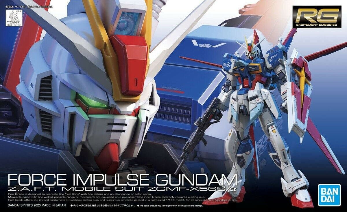 Bandai Hobby SEED Destiny Force Impulse Gundam RG 1/144 Real Grade Model  Kit 