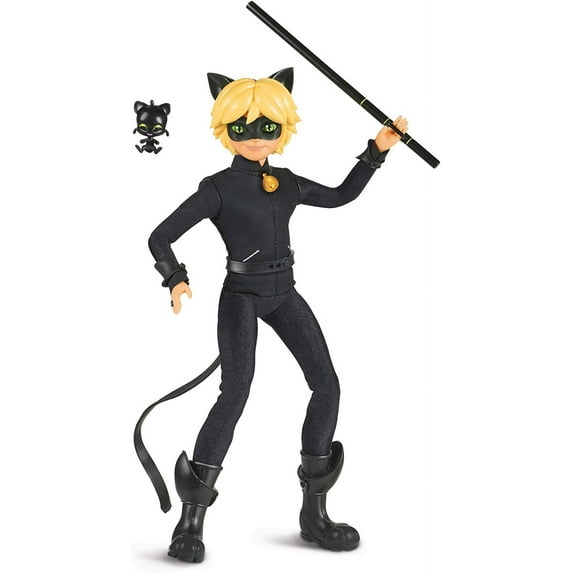 Bandai Miraculous Dolls Cat Noir Fashion Doll, 26cm, with Accessories