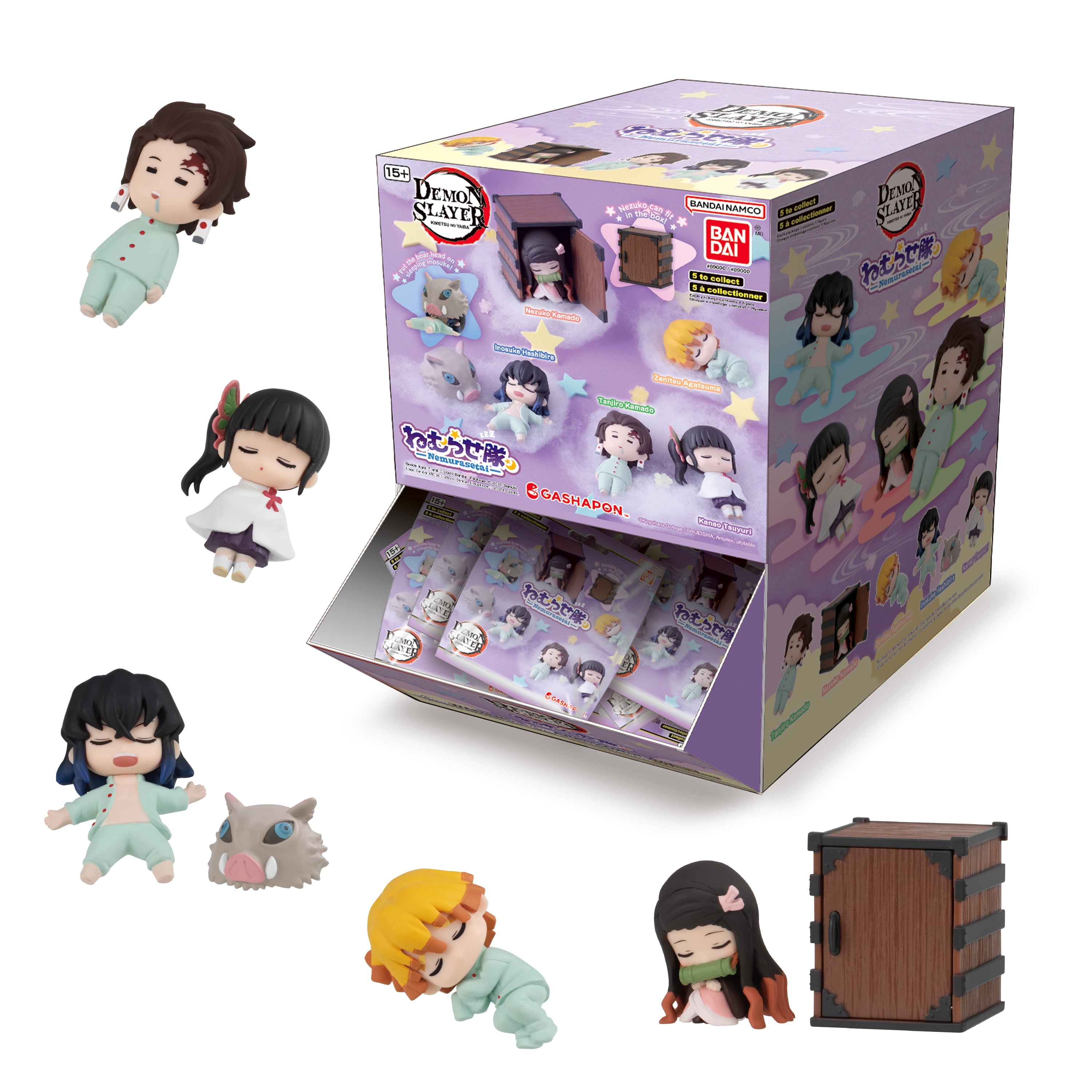 Bandai Namco - Demon Slayer - Nemurase-Tai Wave 1, Gashapon Blind Pack Figure (1PC)