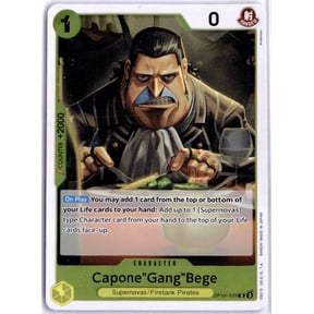 Bandai One Piece Card Game Capone Gang Bege English 2024 Trading Card