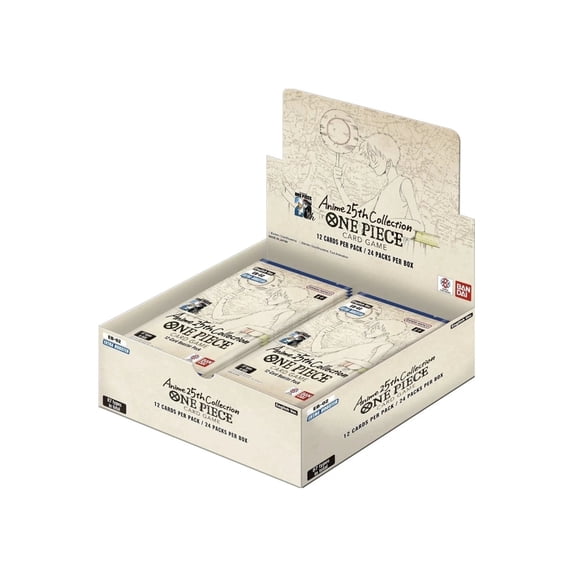 Bandai One Piece Card Game EB 02 Anime 25th Collection Booster Box 24 Packs