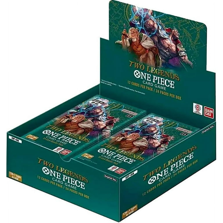 【日本製】 Legends Two English TCG: Piece One Booster (OP-08 Box ワンピース カードゲーム