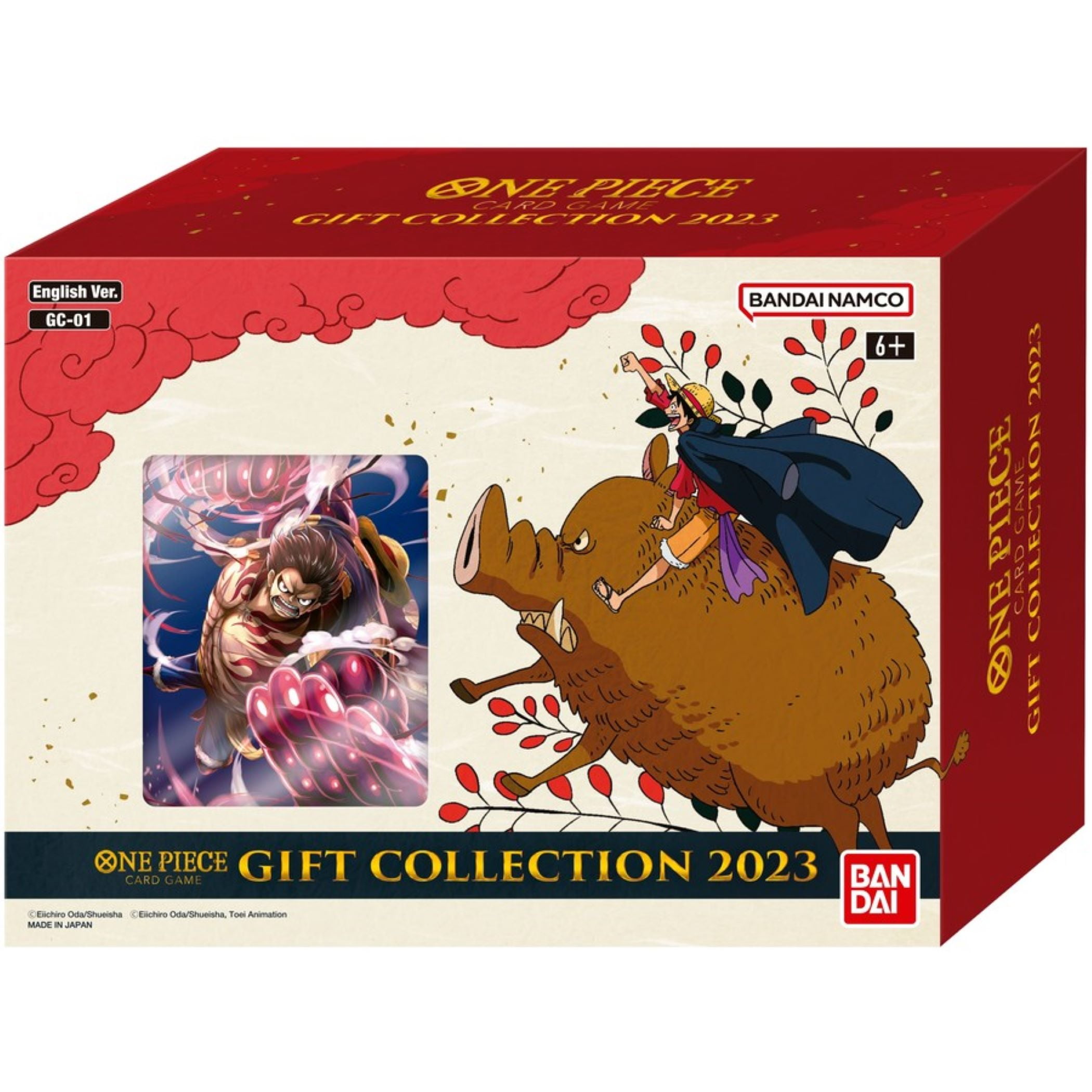 Bandai One Piece Card Game Gift Box 5 Booster Packs 