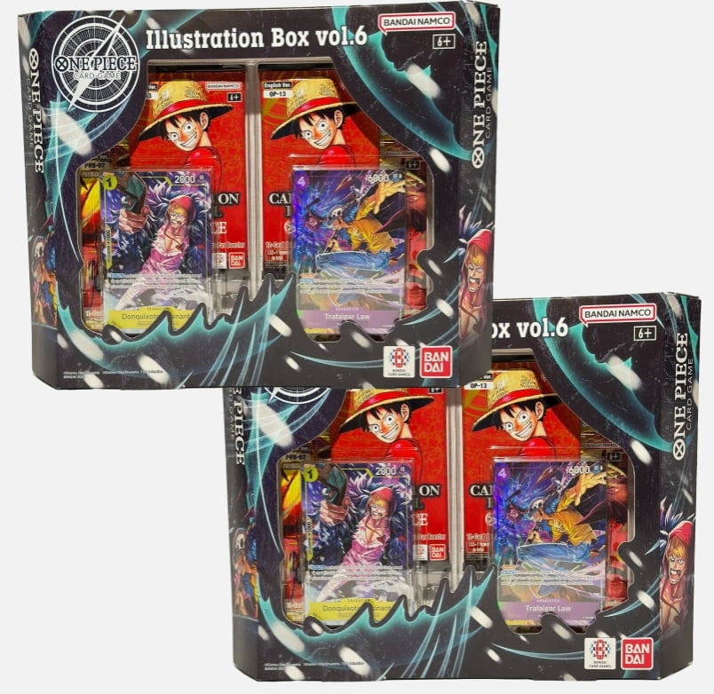Bandai - One Piece Card Game: Vol. 6 Illustration Boxes - QTY 2