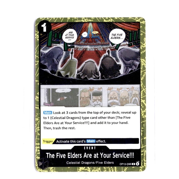 Bandai One Piece Card Game OP-13 500 Years in the Future The Five Elders English 2024