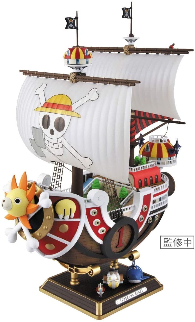 Bandai One Piece Collectible Thousand Sunny Sailing Ship Action Figures