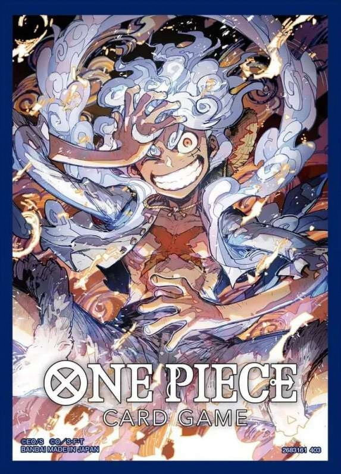 monkey card sleeves One Piece Trading Card Game Assortment 4 Monkey D. Luffy Card Sleeves [70  Count]