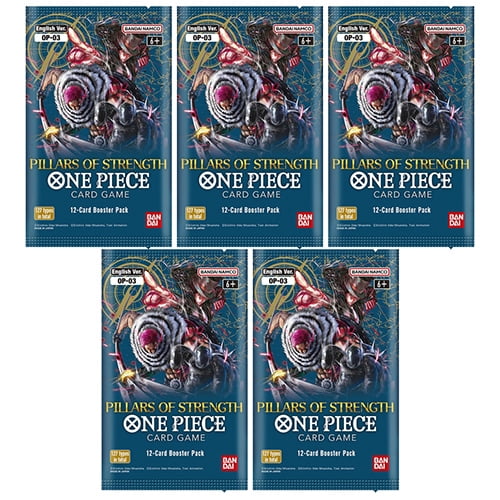Bandai One Piece Trading Cards Pillars of Strength OP03 BOOSTER