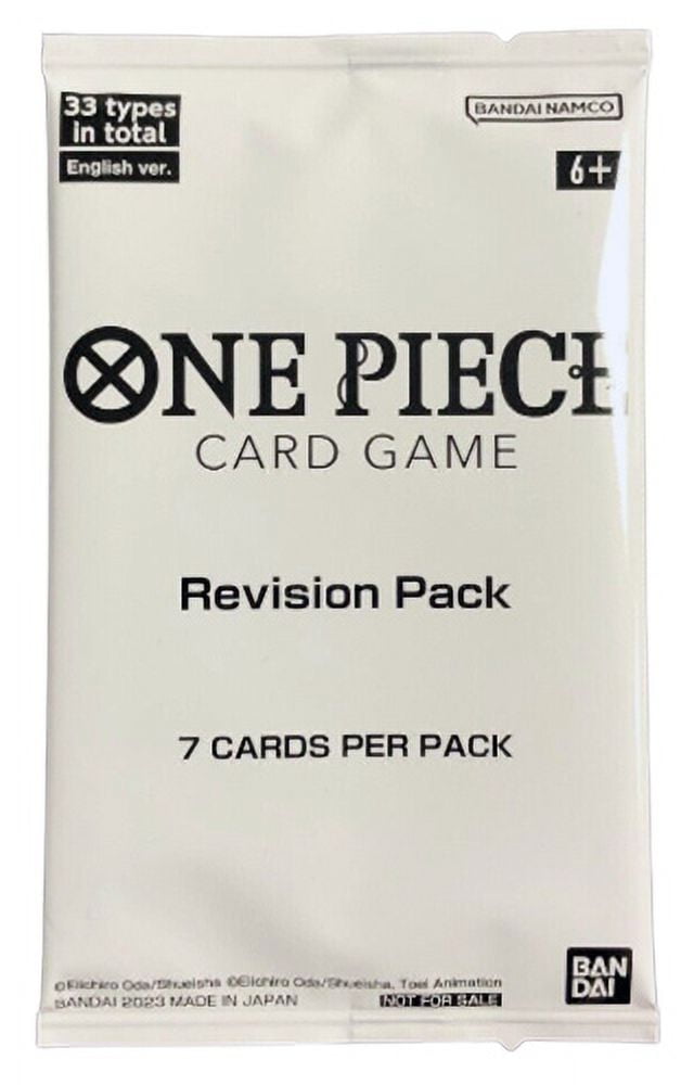 Bandai One Piece Trading Cards REVISION PACK (7 Cards per pack