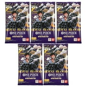 Bandai One Piece Trading Cards - Royal Blood OP-10 - BOOSTER PACKS [5 Pack Lot]