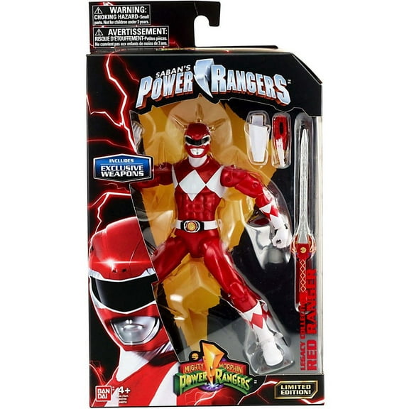 Bandai - Power Rangers Legacy, Mighty Morphin Red Ranger