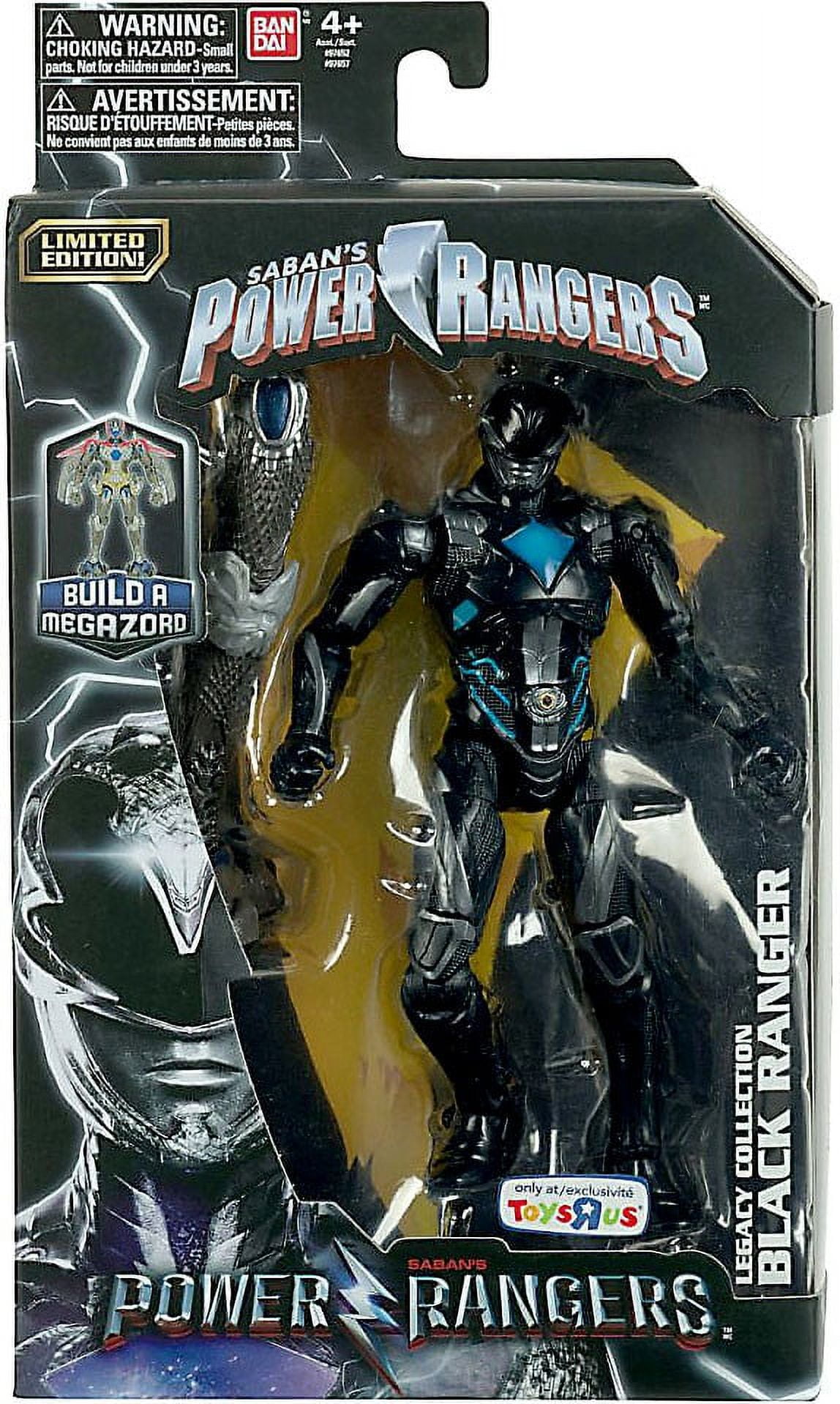 Bandai Power Rangers Movie 2017 Build a Zord Black Ranger Figure