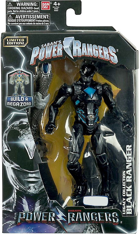 Bandai Power Rangers Movie 2017 Build a Zord Black Ranger Figure