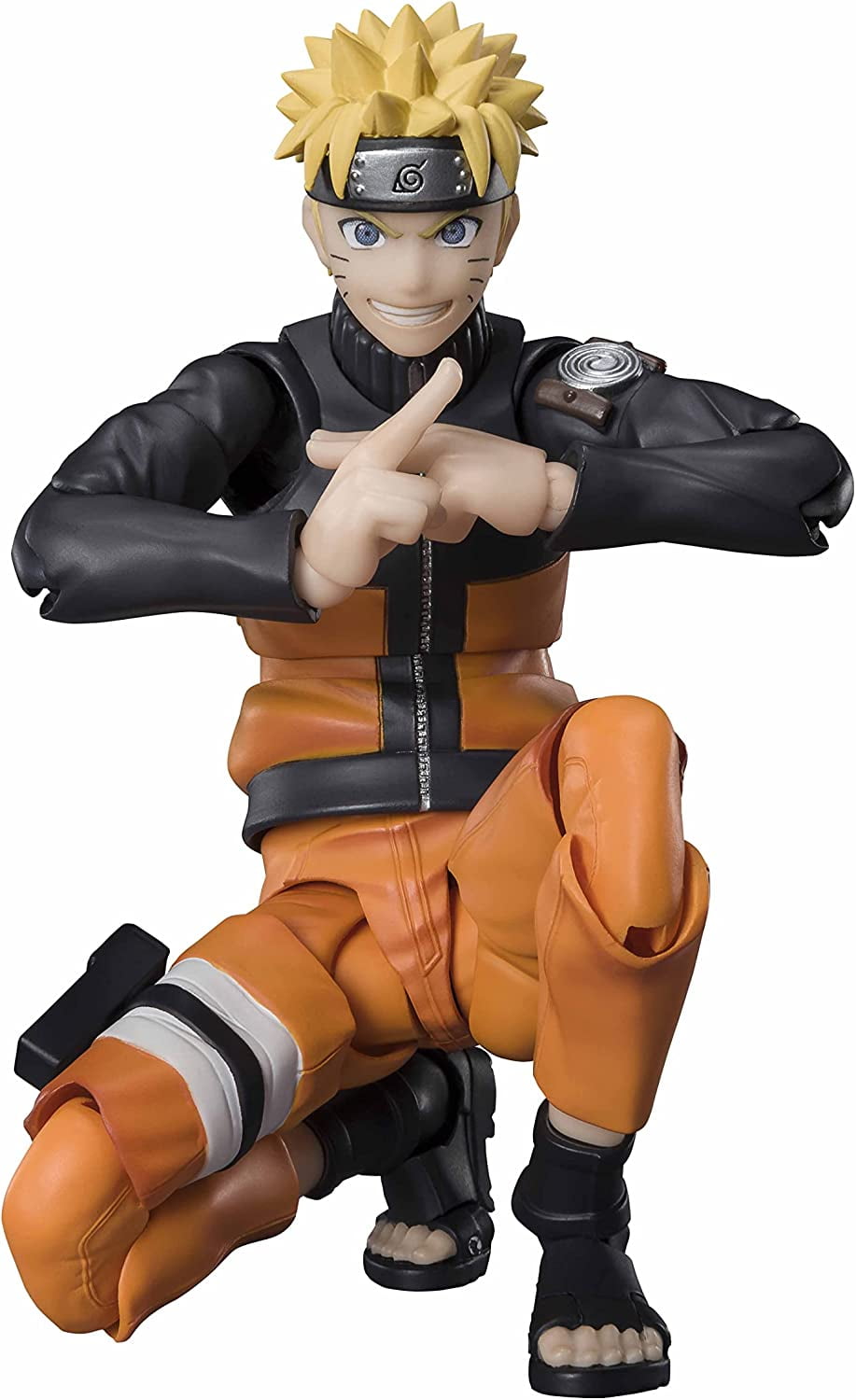 TAMASHII NATIONS Bandai S.H. Figuarts Naruto Shippuden – Modalità Eremita (Sage Mode) Action Figure Ufficiale, 7 Mani, 2 Volti, Kunai