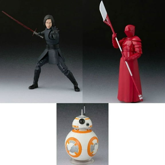 Bandai SH Figuarts Star Wars Kylo Ren Praetorian Guard BB-8 Bundle Action Figure