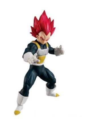 Bandai Shokugan Dragon Ball Styling Super Saiyan God Vegeta 4.5" Molded Figure