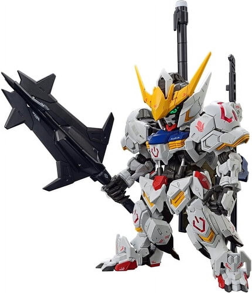 Bandai Spirits: Gundam Barbatos MGSD Model Building Kit Action Figure, with Weapons (115mm)