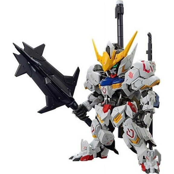 Bandai Spirits: Gundam Barbatos MGSD Model Building Kit Action Figure, with Weapons (115mm)