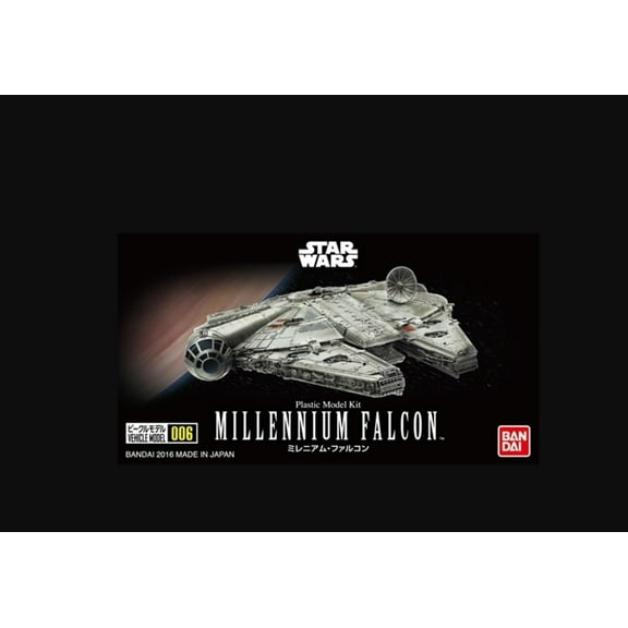 Star Wars Vehicle Model Kit 006 Scale 1:350 Millennium Falcon Bandai 41090
